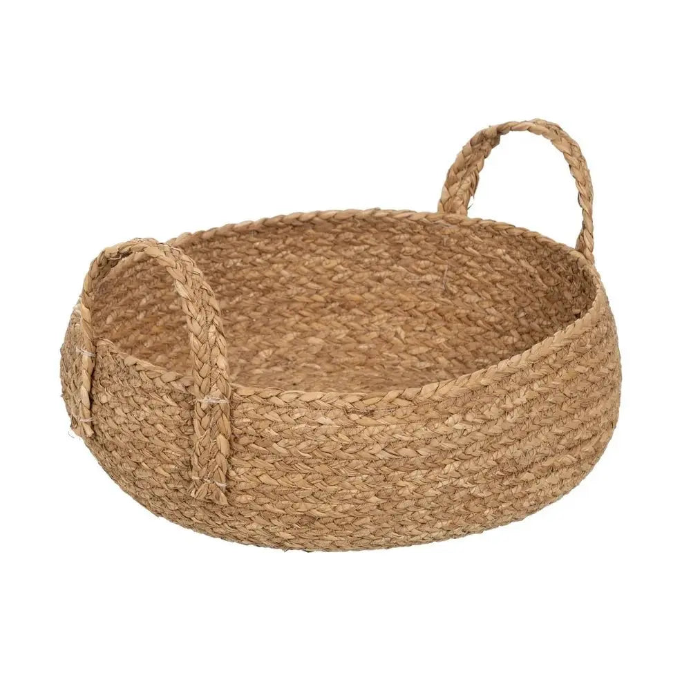 Natural fiber basket from SKAY, showcasing a woven design and earthy tones, perfect for storage or decor.