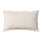 Beige cushion by Skay, featuring a soft fabric texture and elegant design, perfect for home decor.
