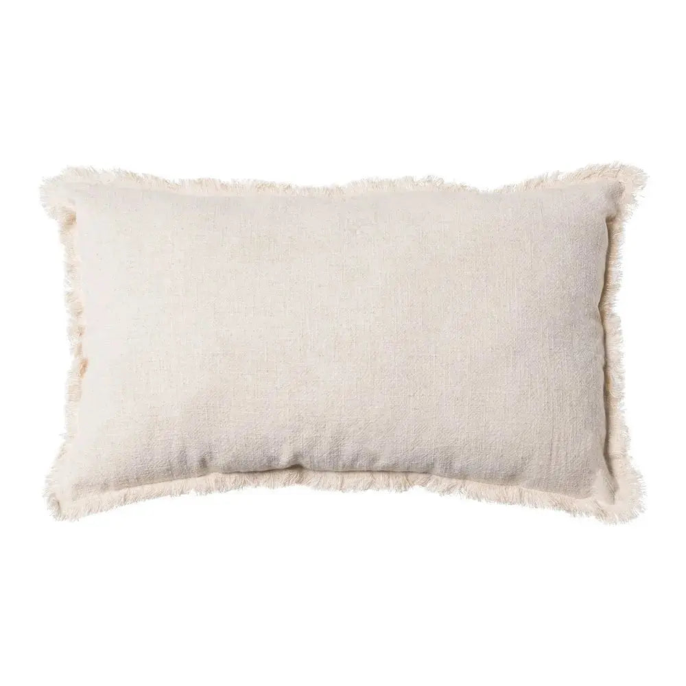 Beige cushion by Skay, featuring a soft fabric texture and elegant design, perfect for home decor.