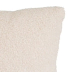 Soft SKAY sherpa bouclé cushion with textured fabric and cozy design, perfect for home decor and comfort.