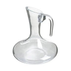 SKAY glass wine decanter with elegant design, showcasing its curved shape and clear glass finish.
