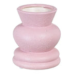 Ceramic pink vase by SKAY, featuring a smooth finish and elegant design, perfect for floral arrangements.
