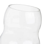 Clear glass vase by SKAY with a sleek design, perfect for floral arrangements or as a decorative accent.