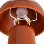 Ceramic terracotta table lamp by SKAY, featuring a warm, earthy design and elegant shade.