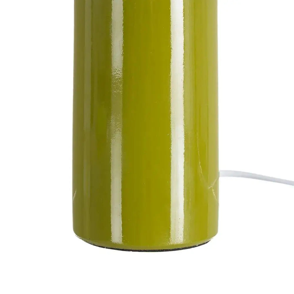 Ceramic green table lamp by SKAY, featuring a sleek design and elegant shade, perfect for home decor.