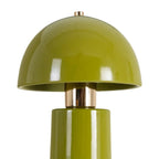 Ceramic green table lamp by SKAY, featuring a sleek design and textured finish, perfect for home decor.